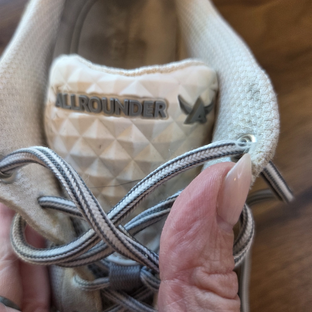 Allrounder by Mephisto Women's Walking Trail Lace Up Sneakers Mesh Suede Size 8 - Picture 9 of 15